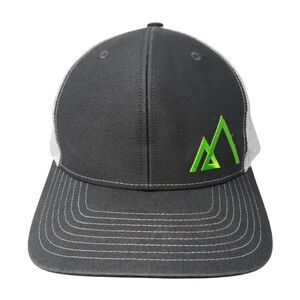 Empire Snapback Mesh Back Trucker Hat Gray One Size Colorblock Outdoor